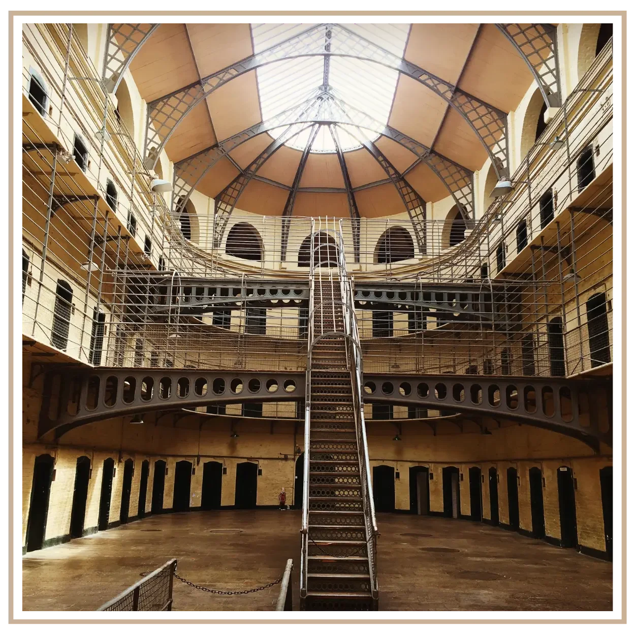 Explore Dublin's historic Kilmainham Gaol. Mindset Travel curates seamless itineraries to Ireland from the USA with private touring and priority cultural access.
