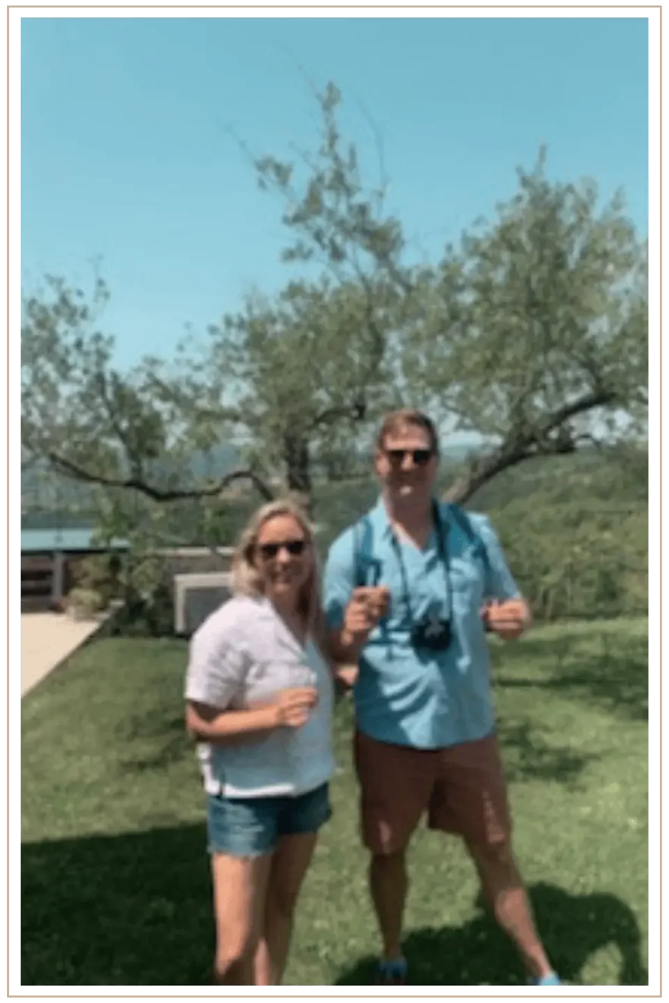 Lindsey & Joseph Tingen mushroom hunting in the Istrian Peninsula of Croatia.