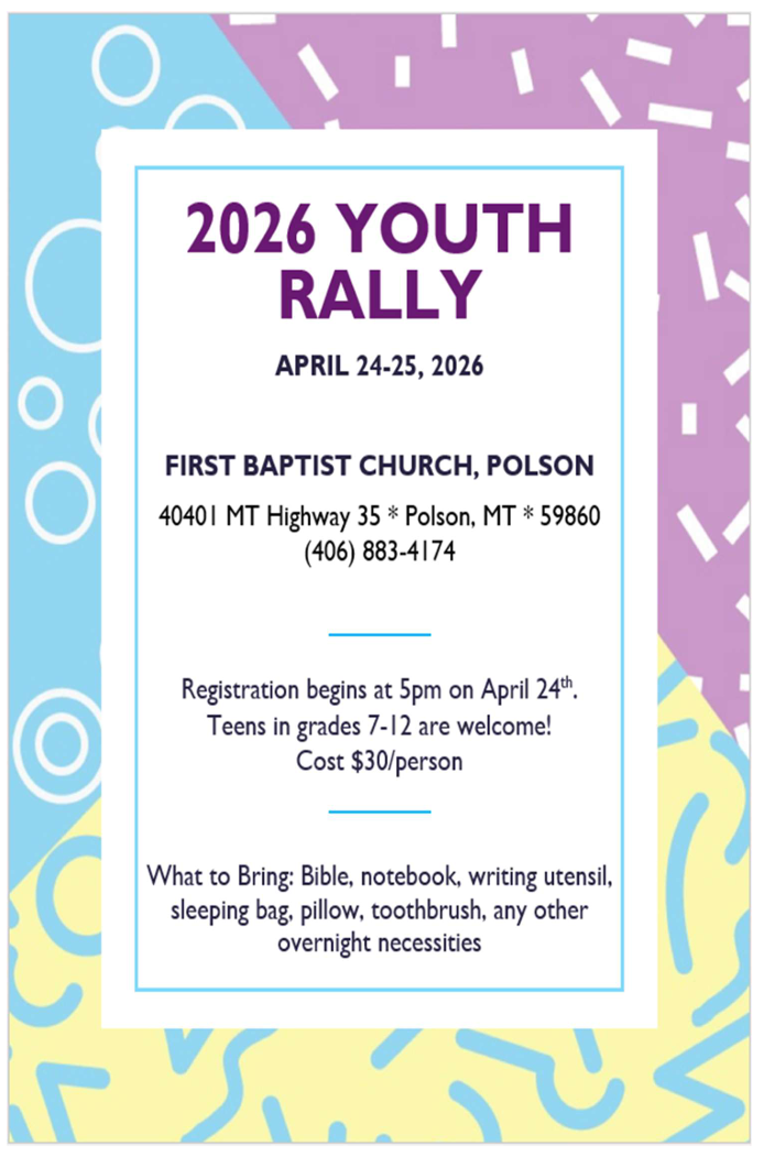 2026 Youth Spring Rally