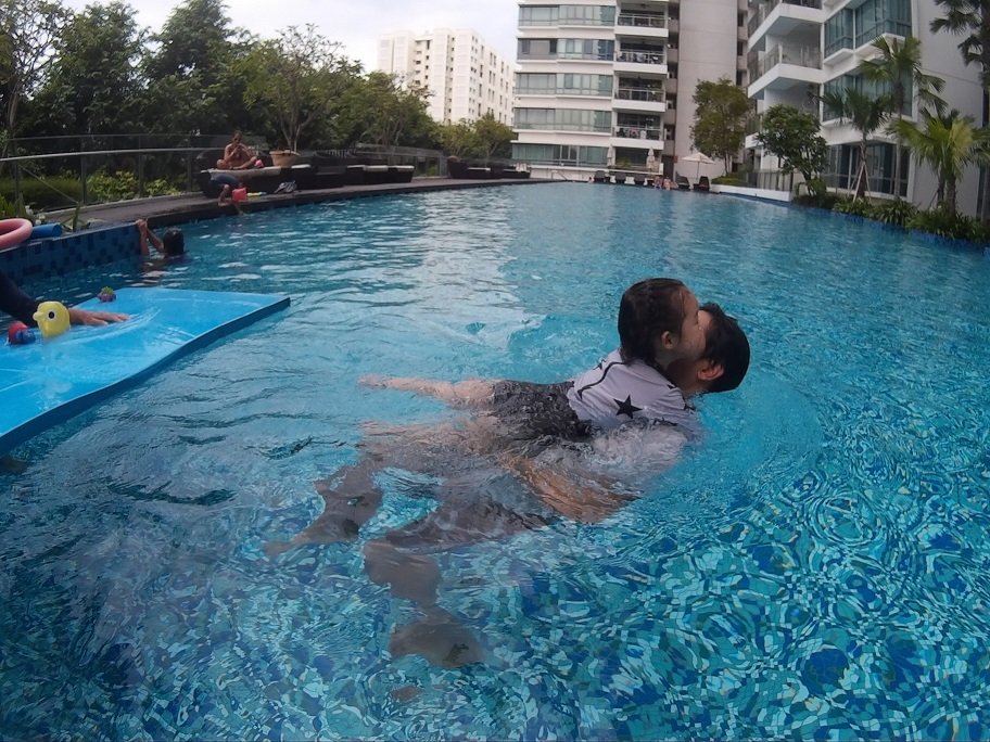 Toddler Swimming Lesson – Swim Time with G and N</a>