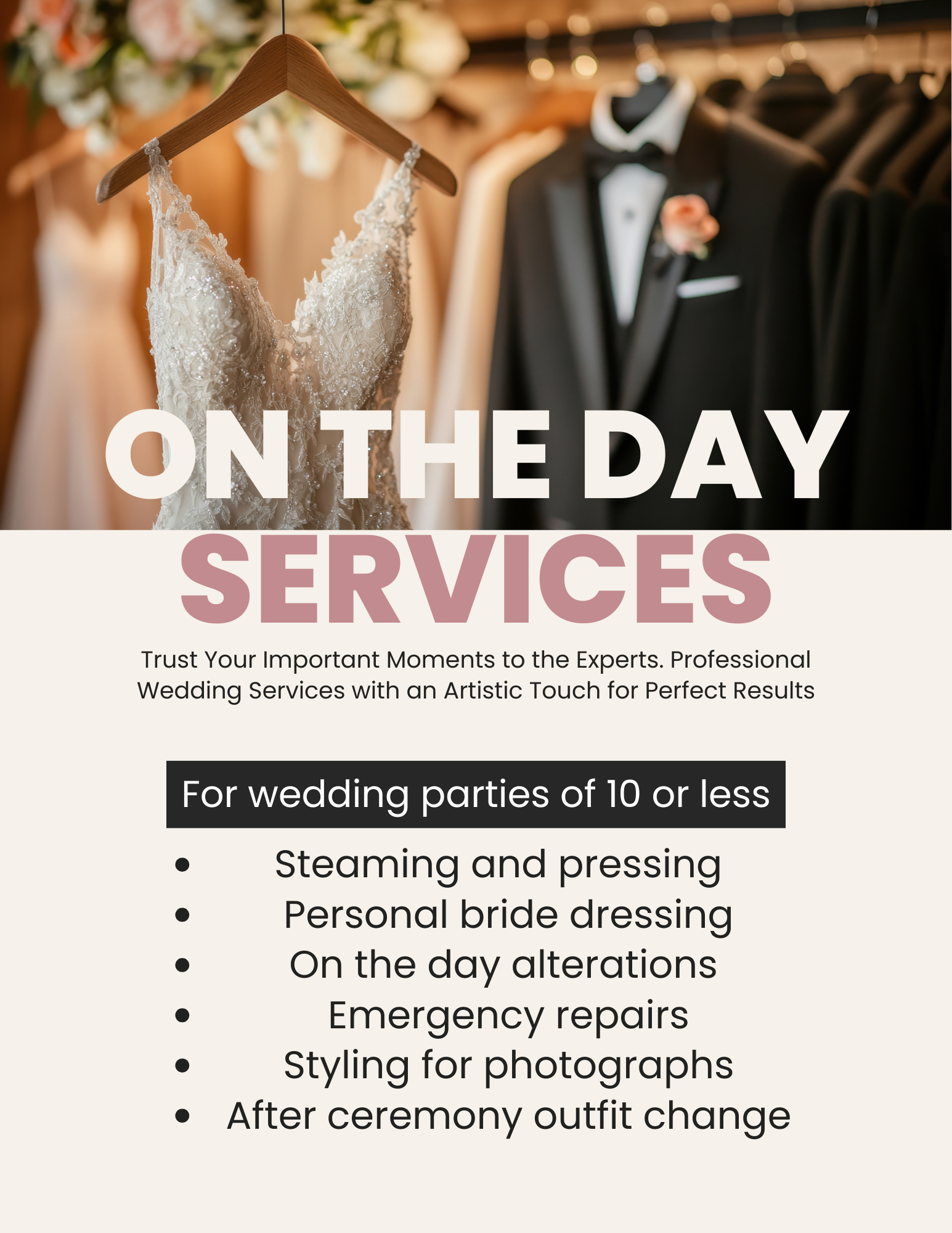 Day Of Wedding Package