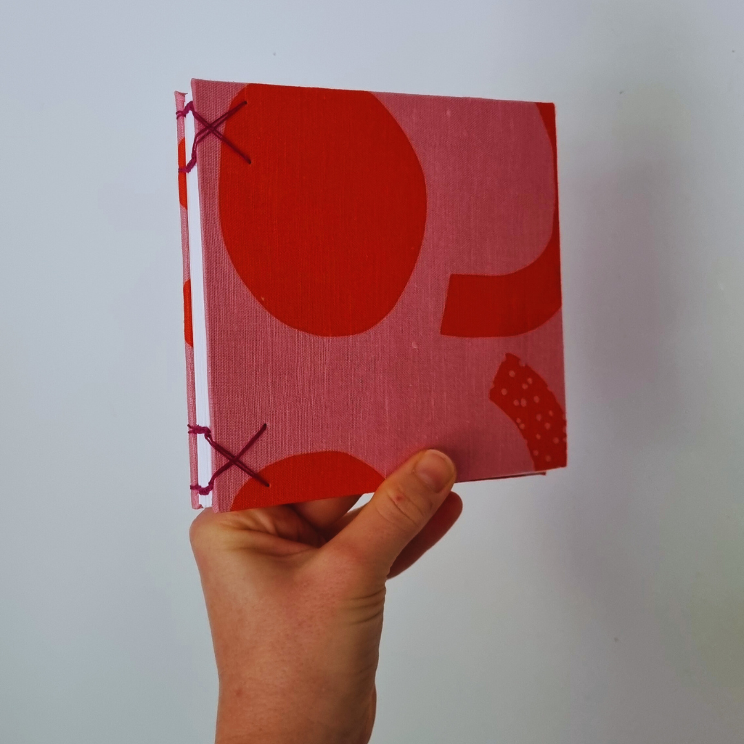 bound to love them blank journal scrapbook daily practice art sketchbook pink red shapes.png