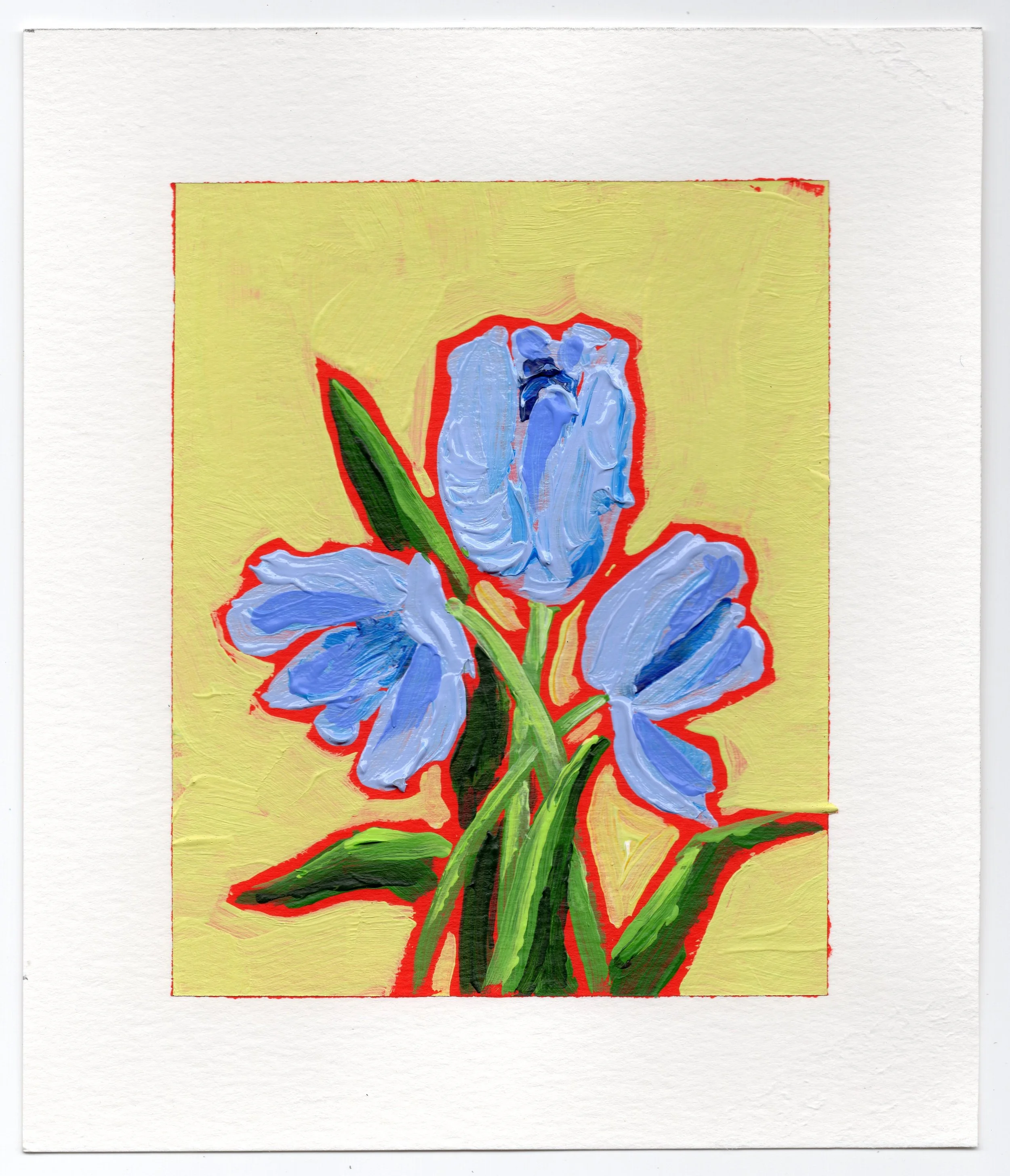 *SOLD* April 1 - Blue Tulips
