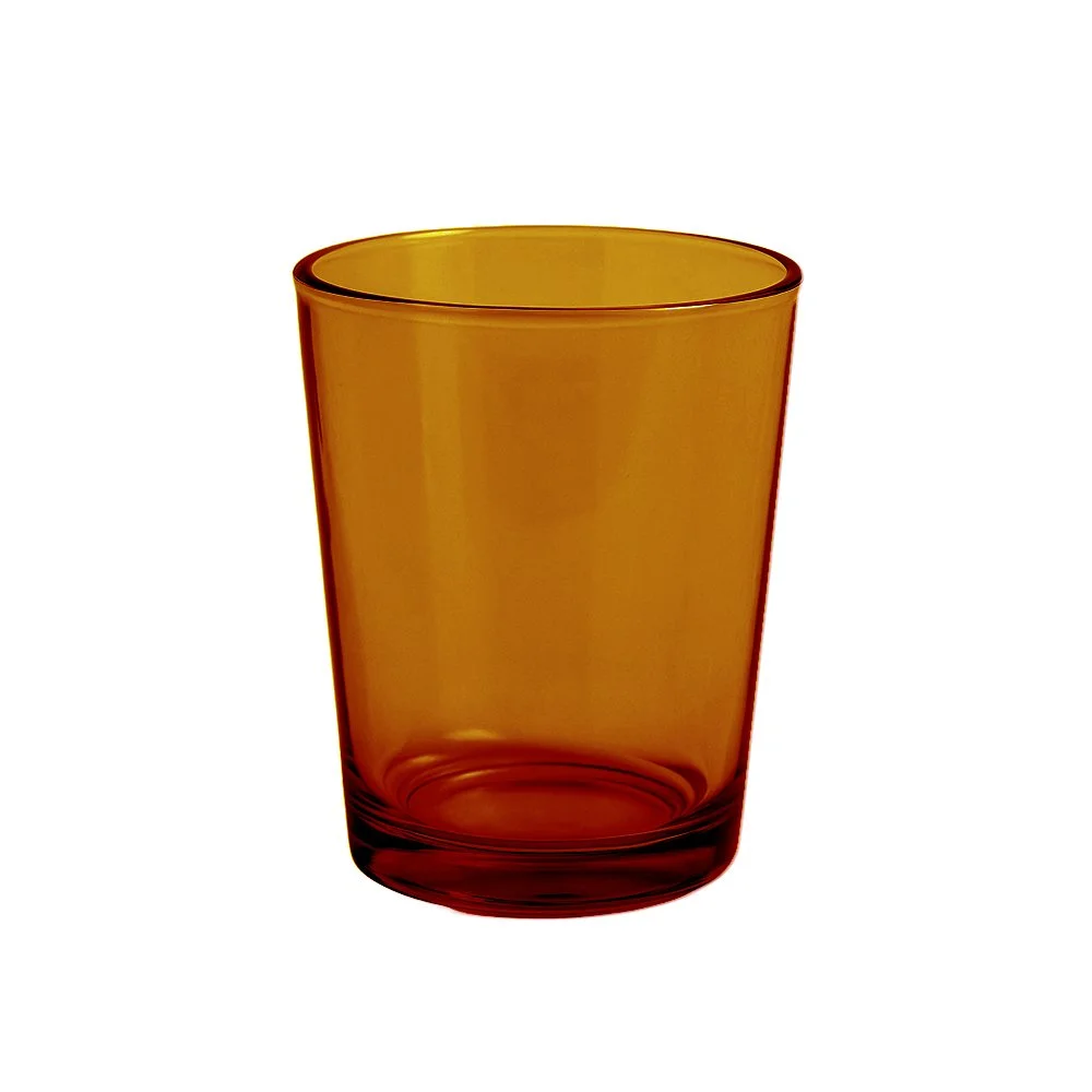 GLASS VOTIVE - AMBER