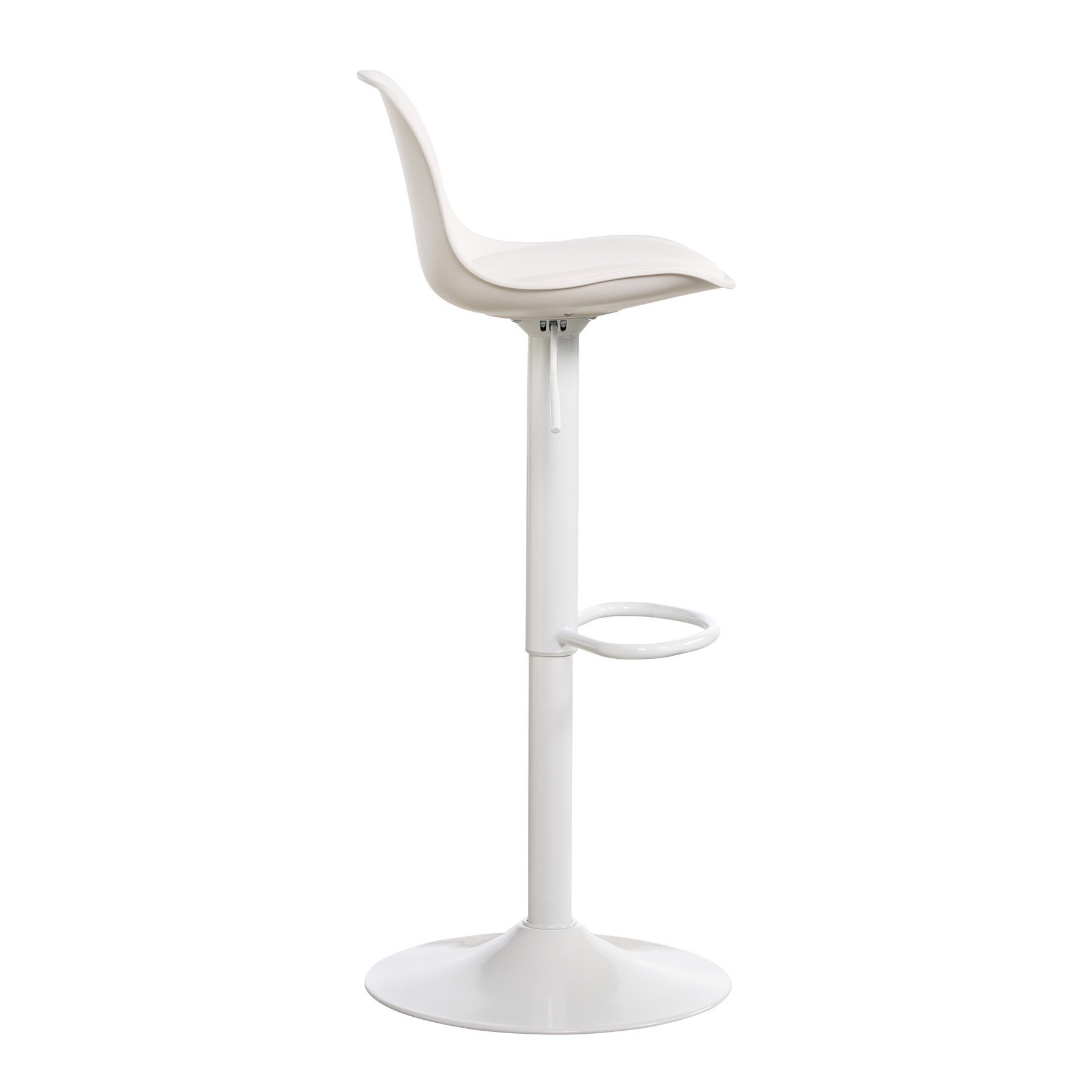 white gas lift swivel chair