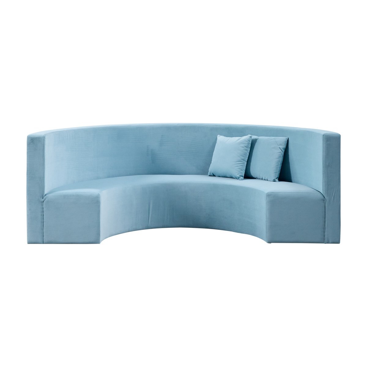 sky blue couch
