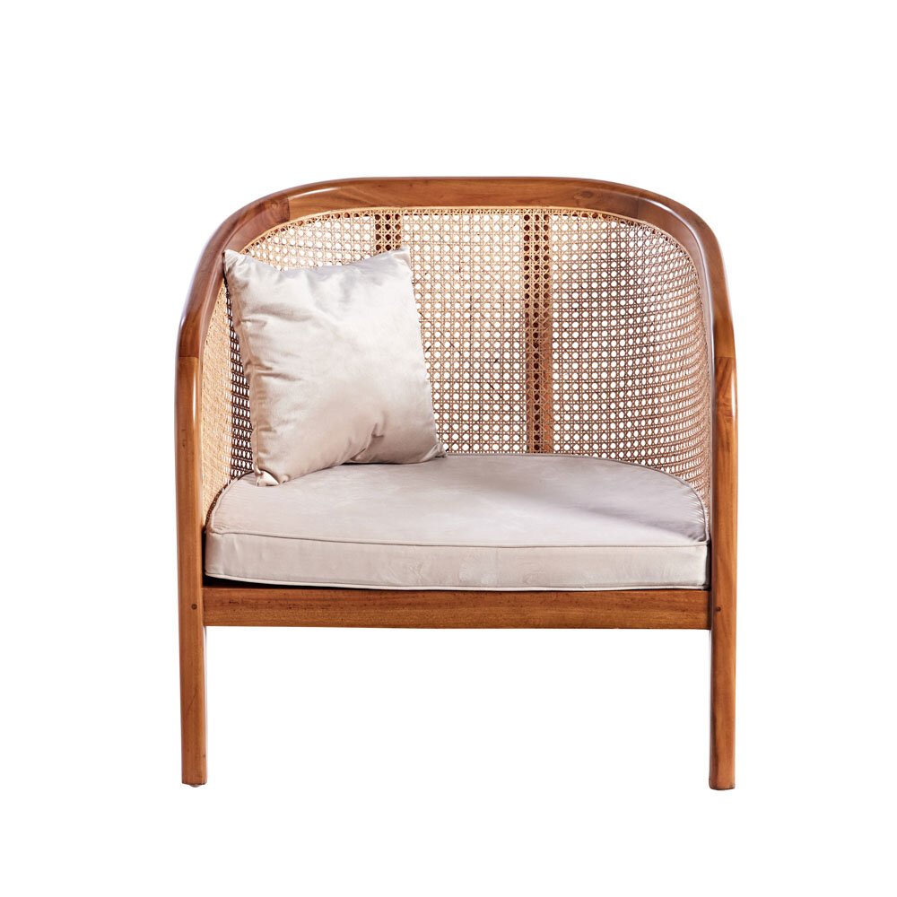 natural armchair simple