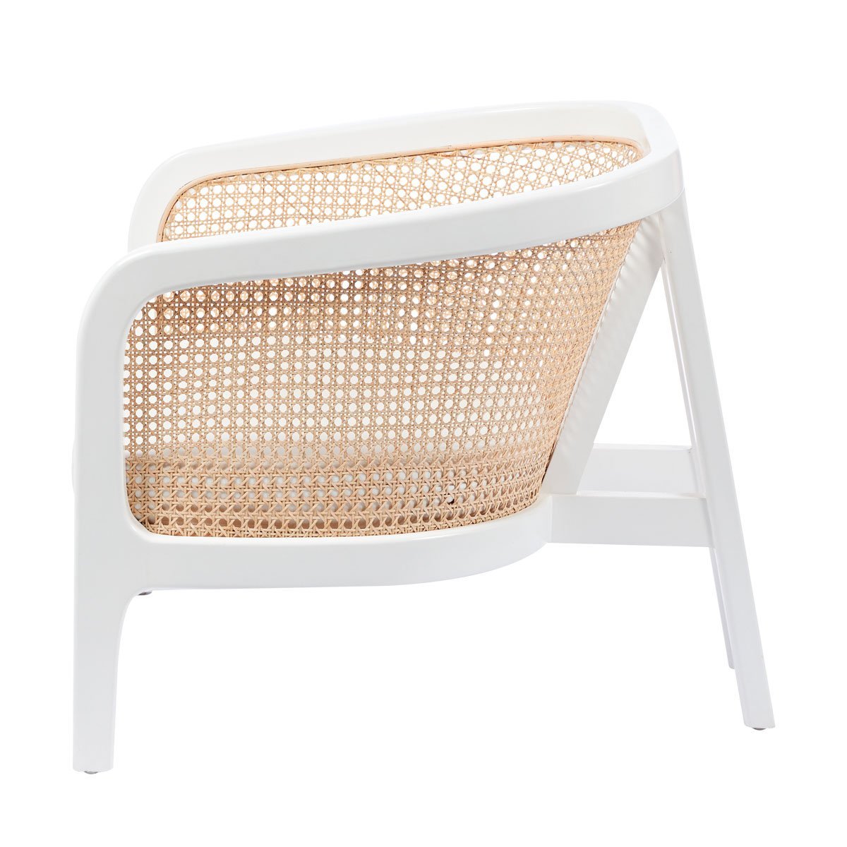 havana armchair white Side