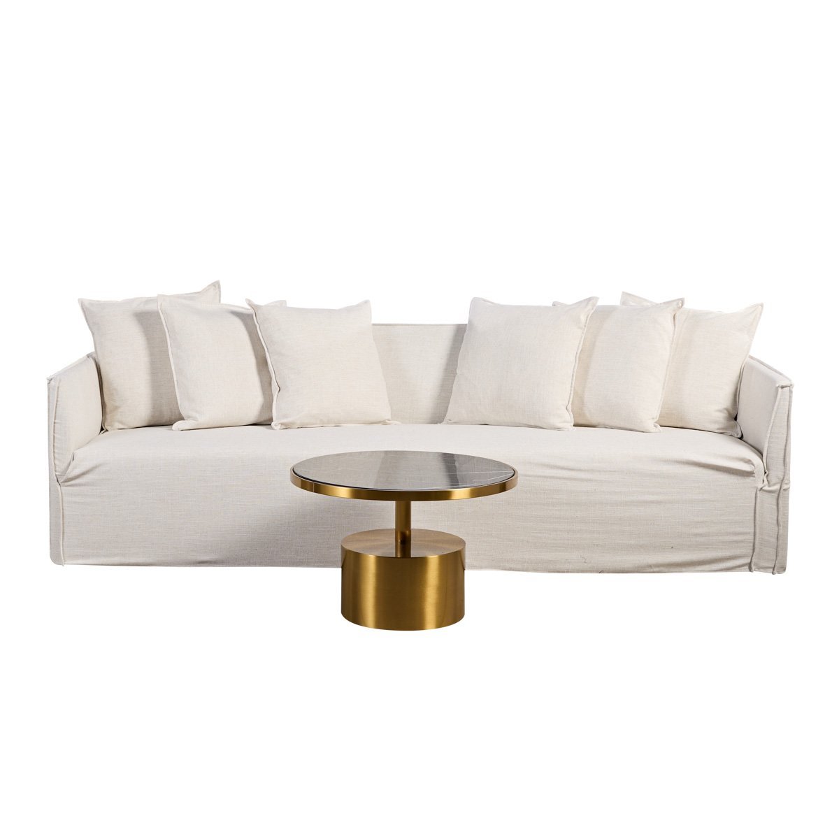 como sofa styled oat