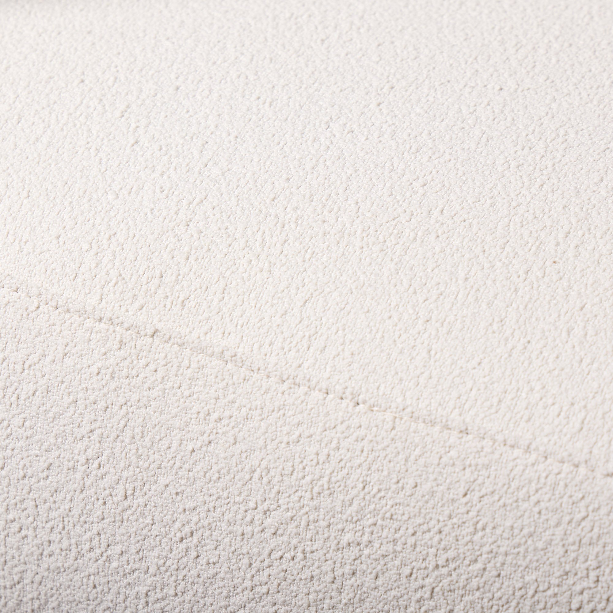 close up of blanc sofa