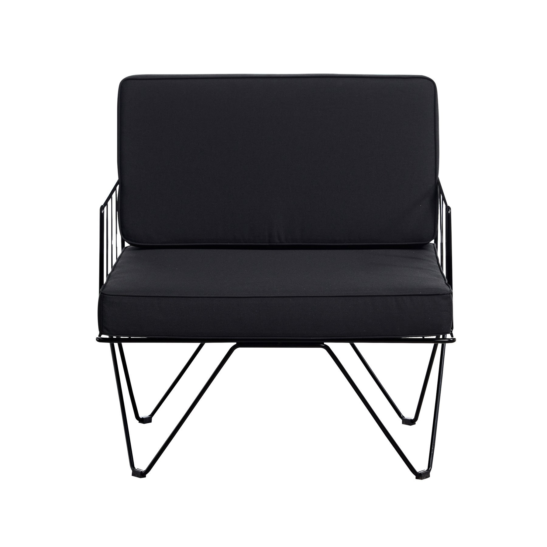 armchair all black