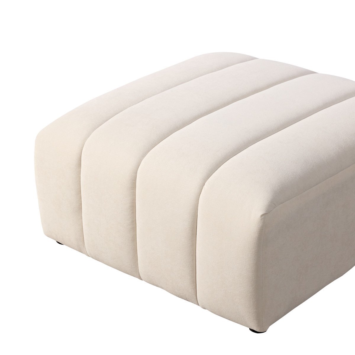 ottoman white pouf