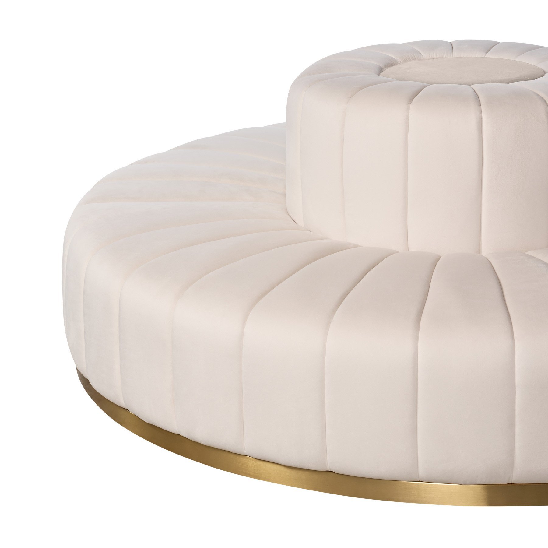modular ottoman white
