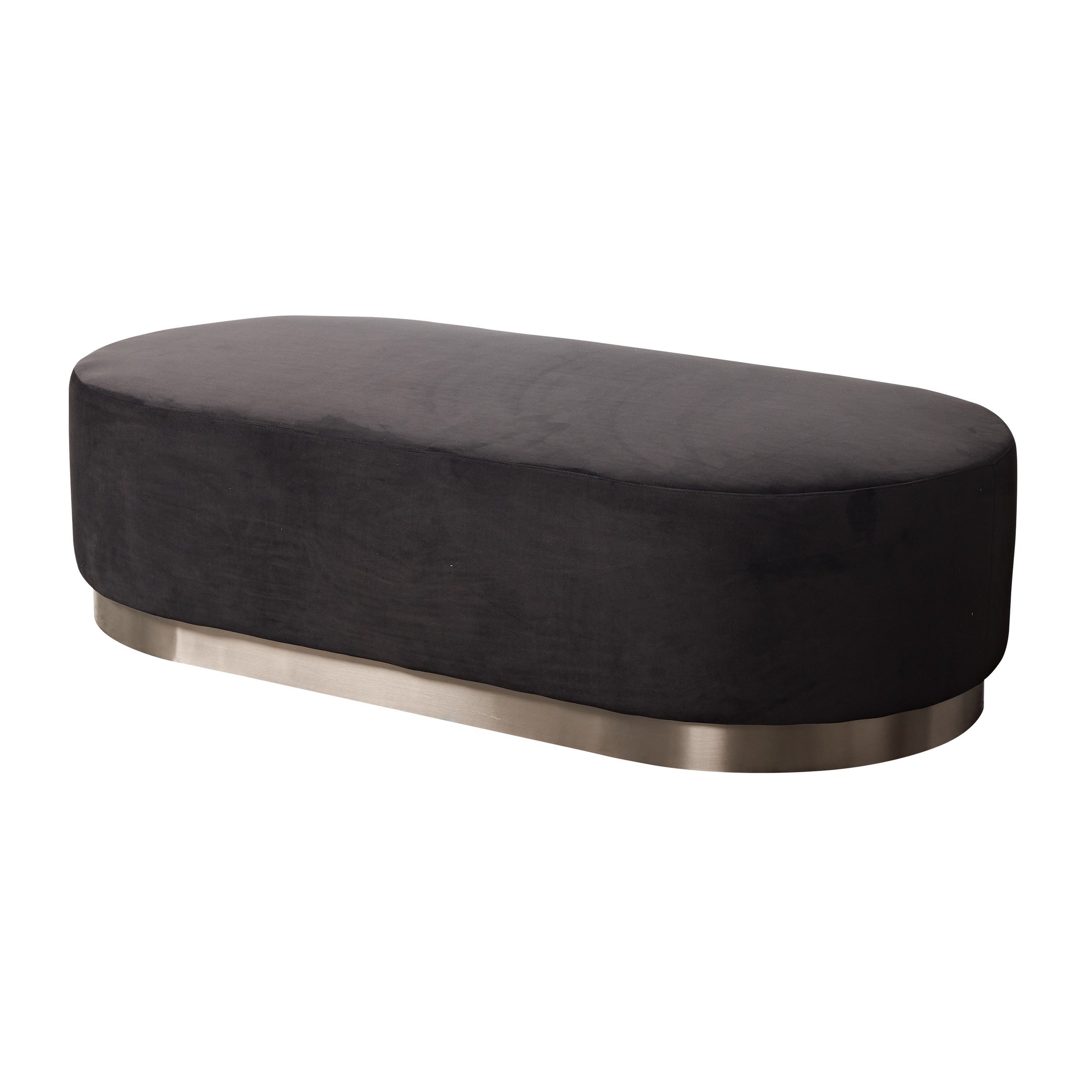 double velvet bench