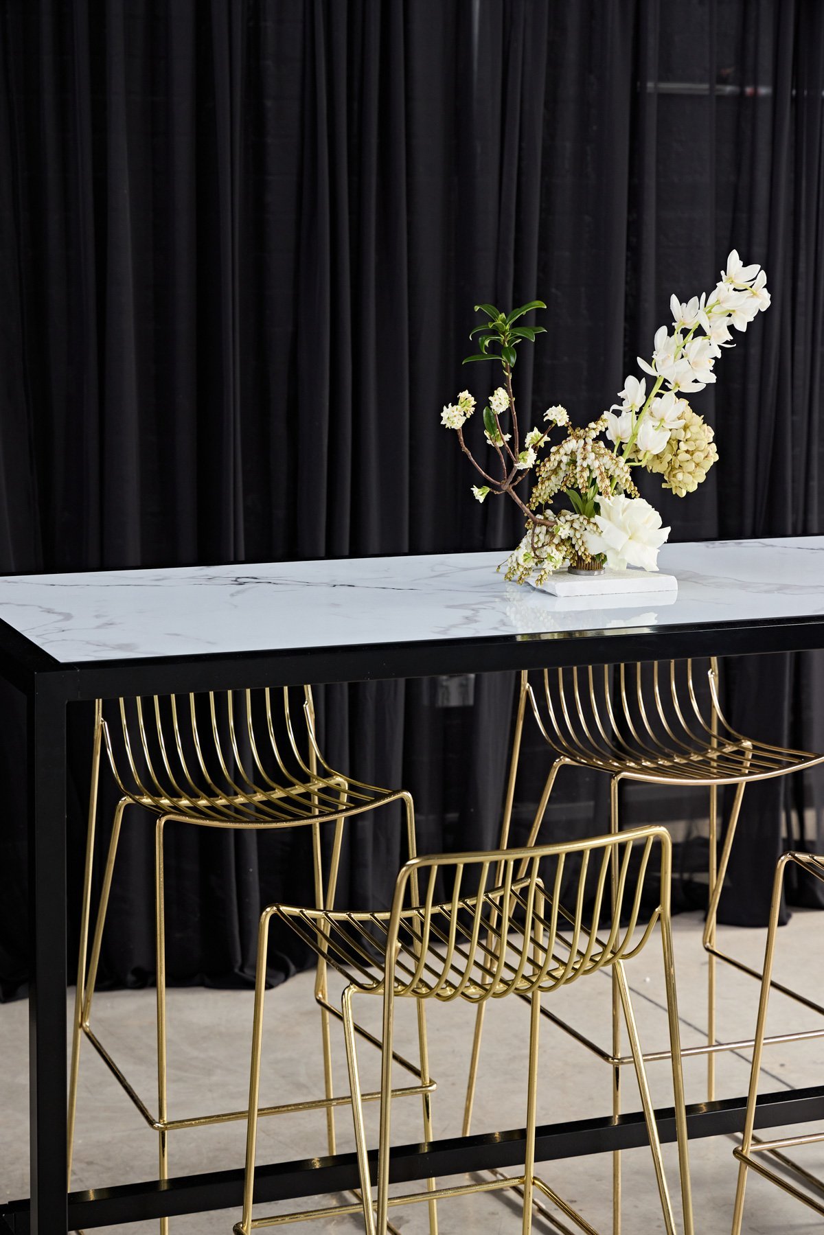 tapas bar table styled