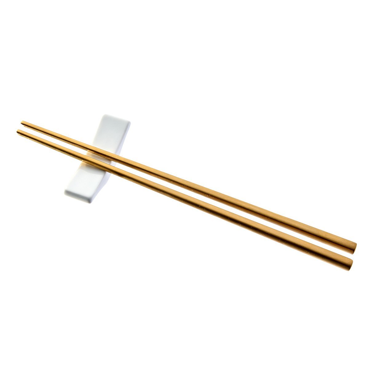 white chop stick stand