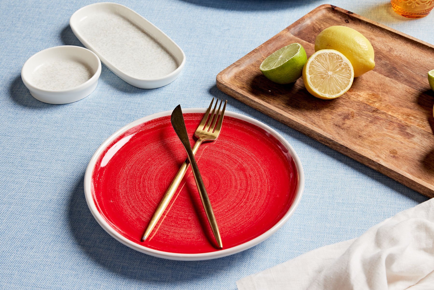 styled serving platter