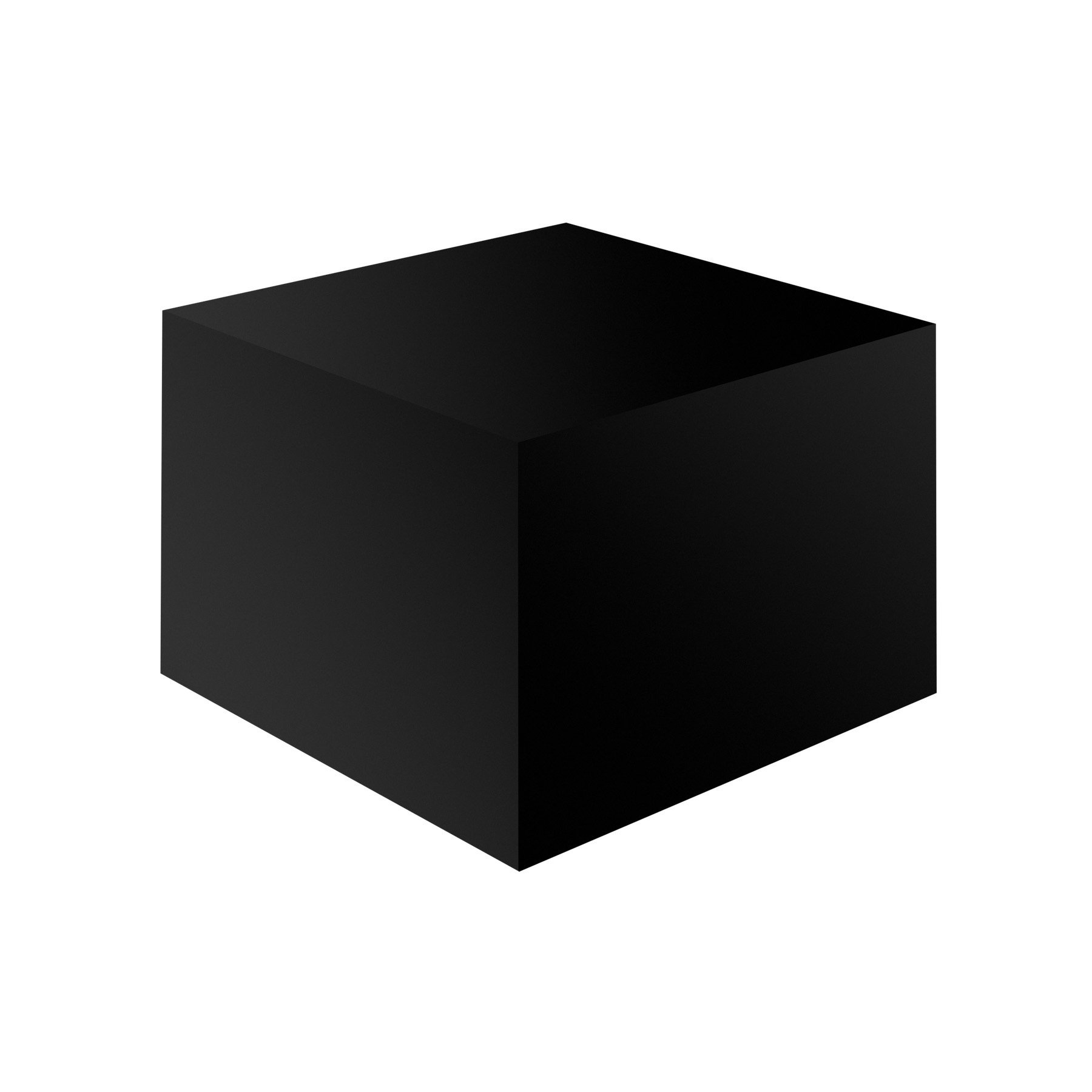 medium acrylic riser black