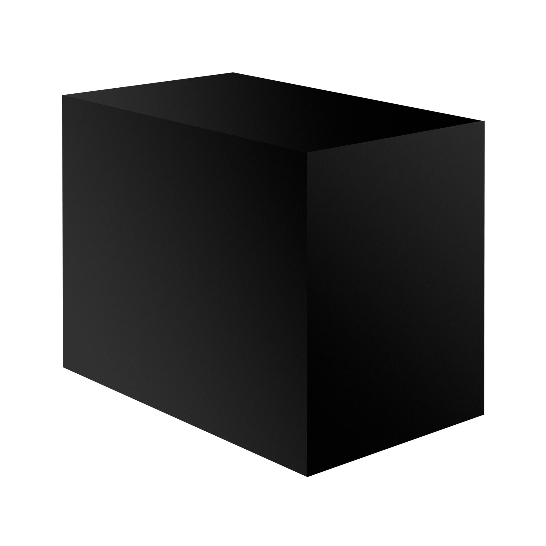acrylic riser large black