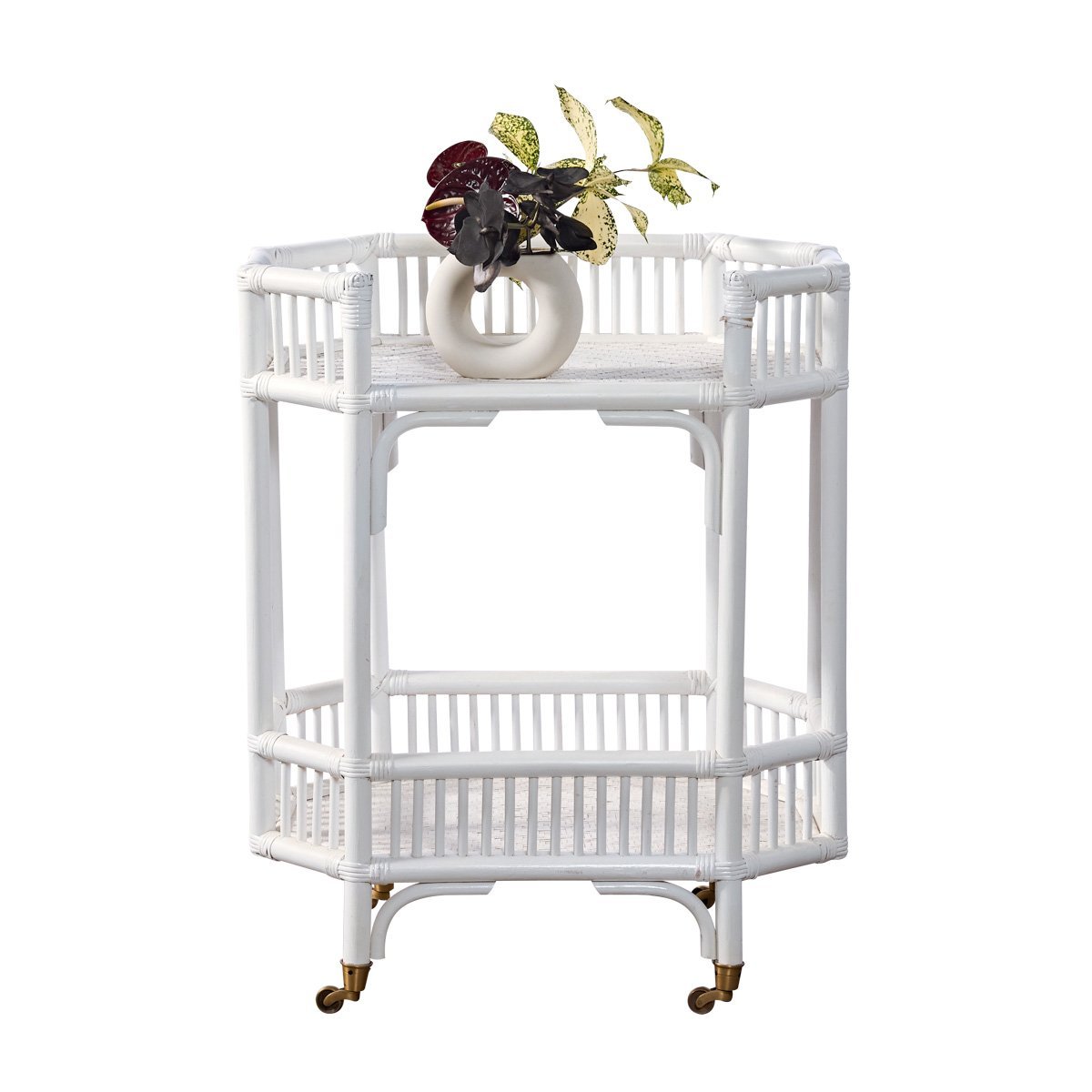 rattan trolley