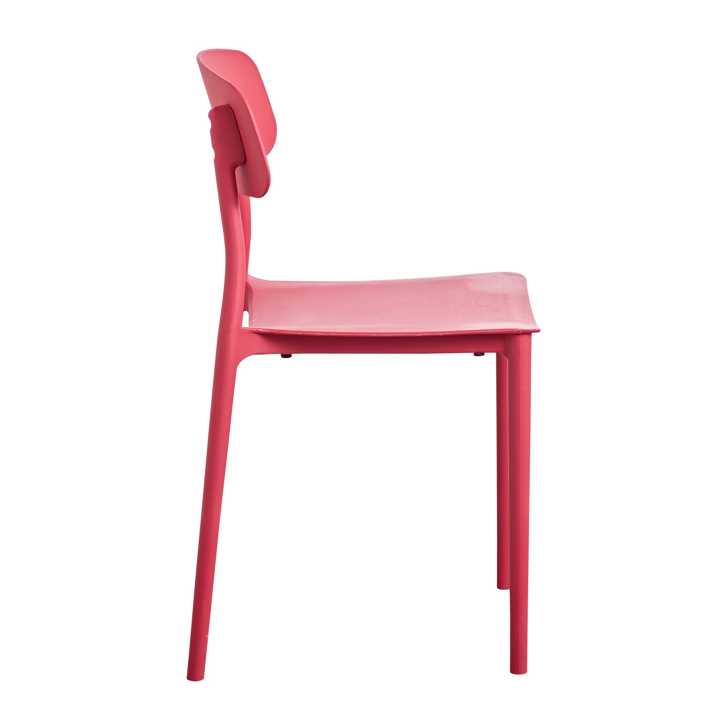 alfresco dining chair red