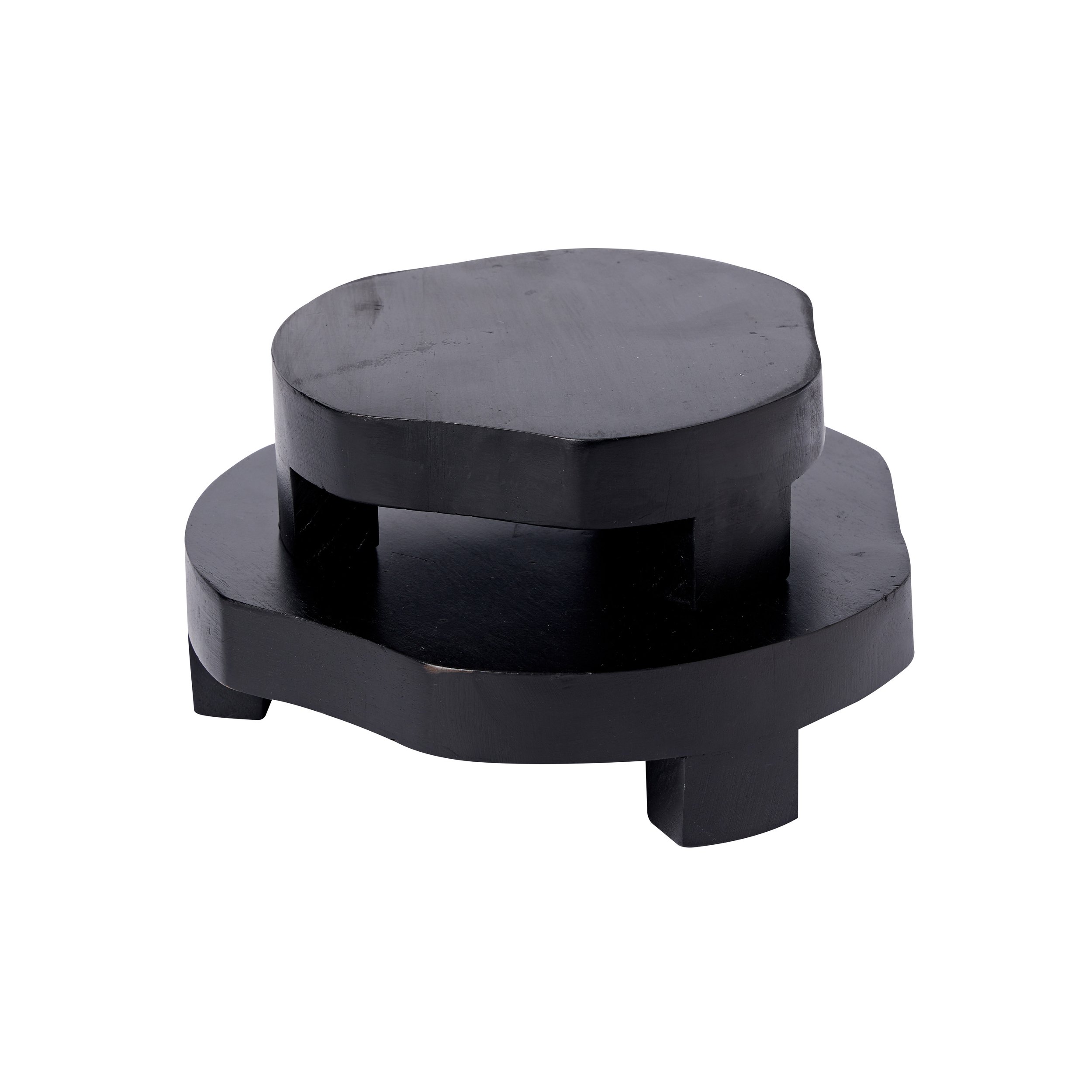 acacia black medium platter