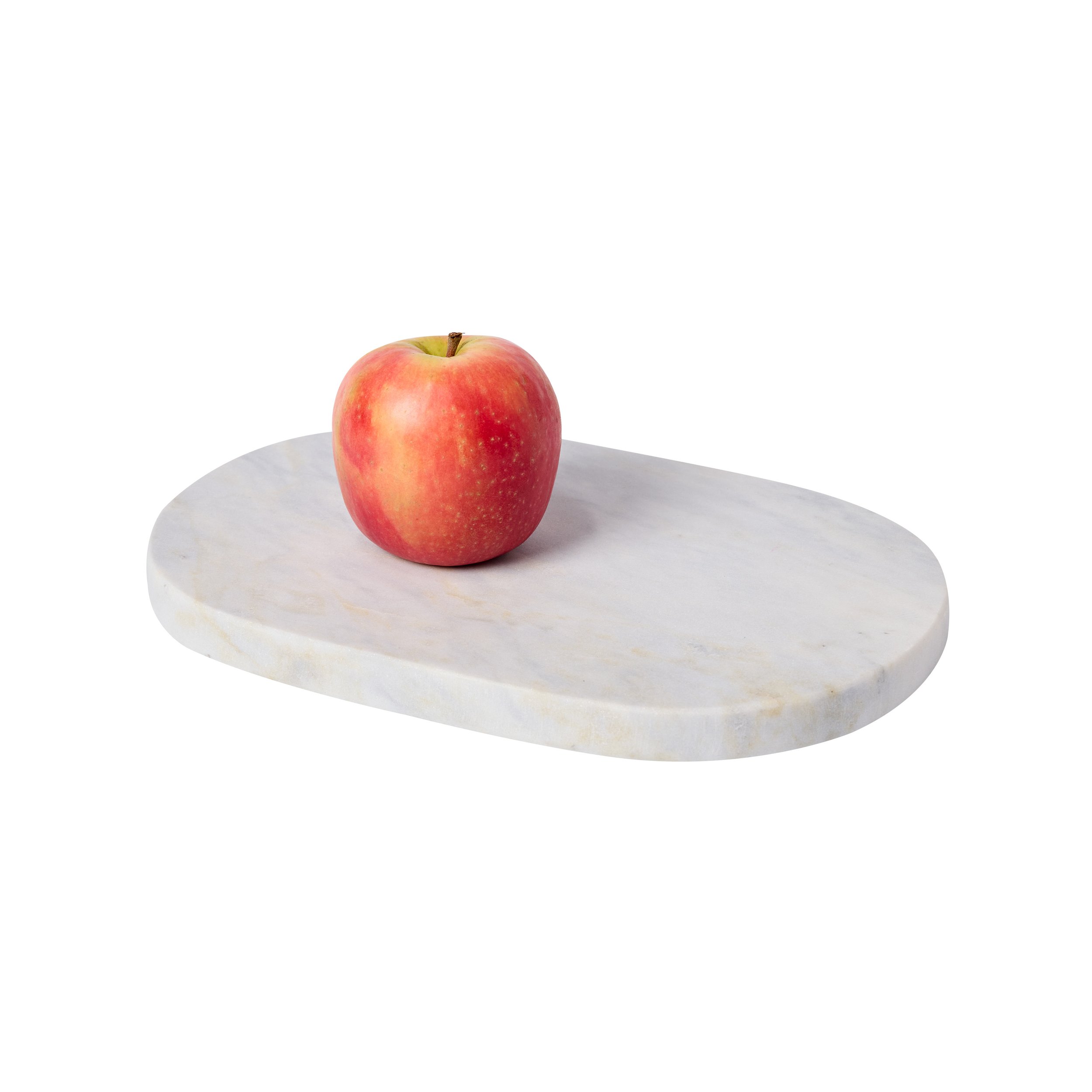 marble white oval platter