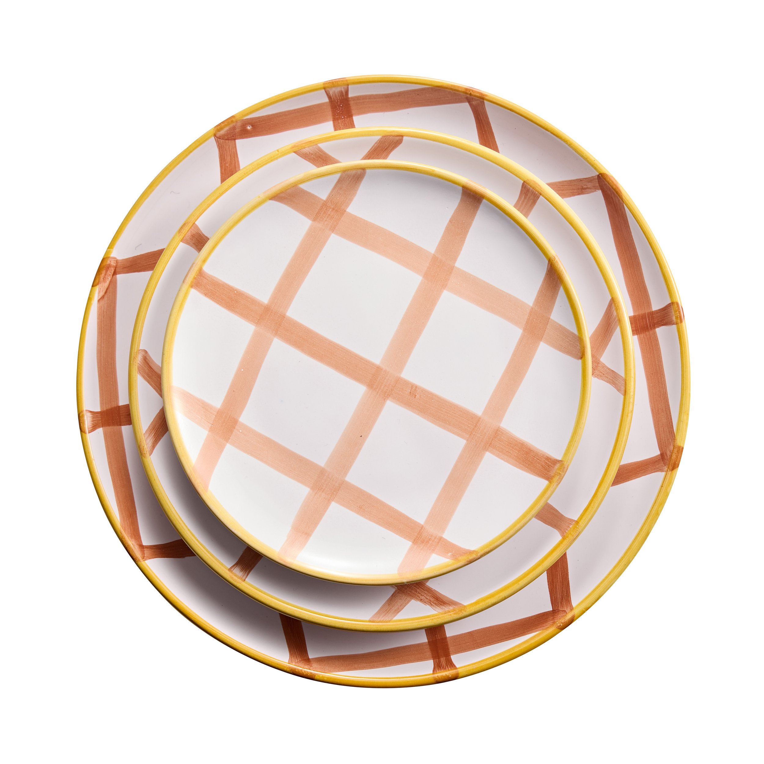 styled orange plate