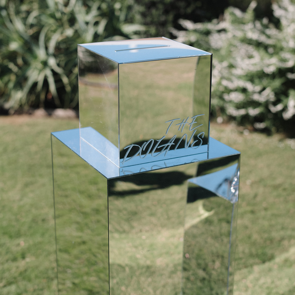 mirror plinths
