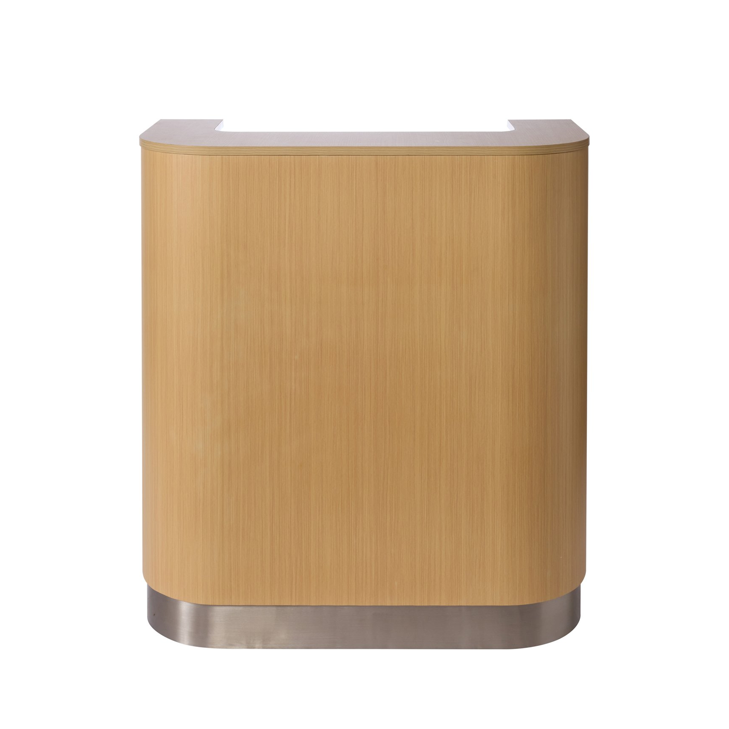 TIMBER REGISTRATION DESK - SILVER