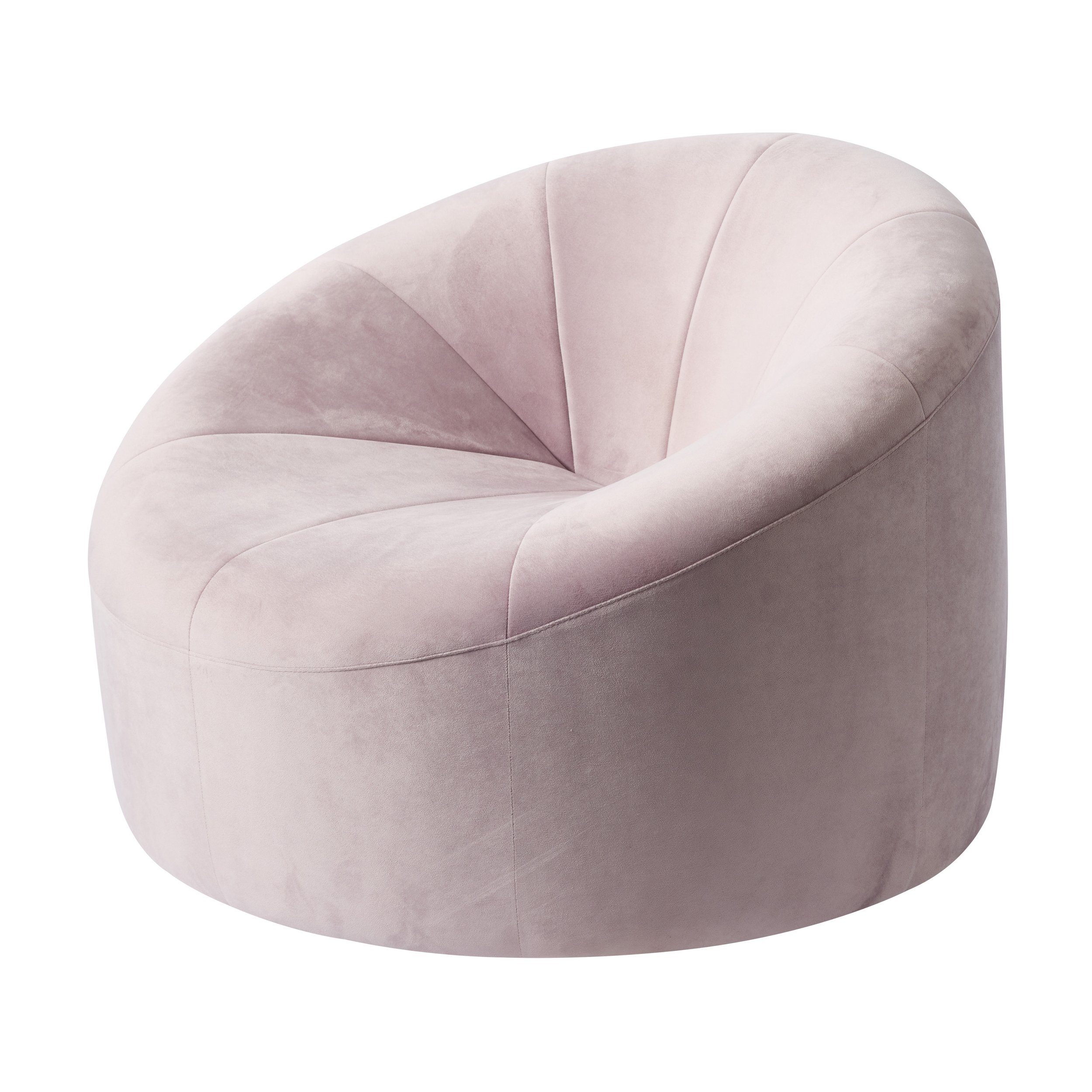 PUMPKIN ARMCHAIR - MAUVE