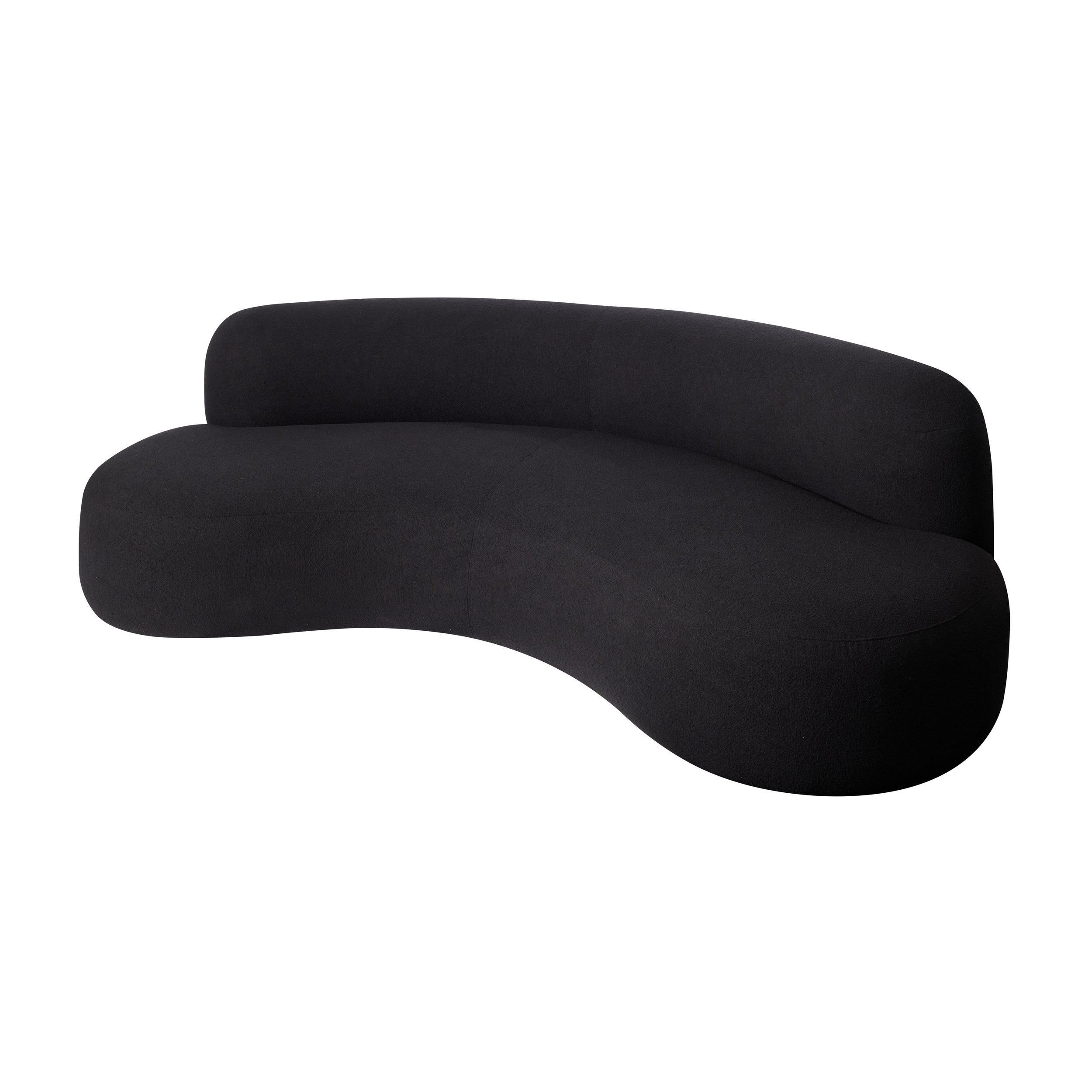 BOUCLE SOFA - BLACK