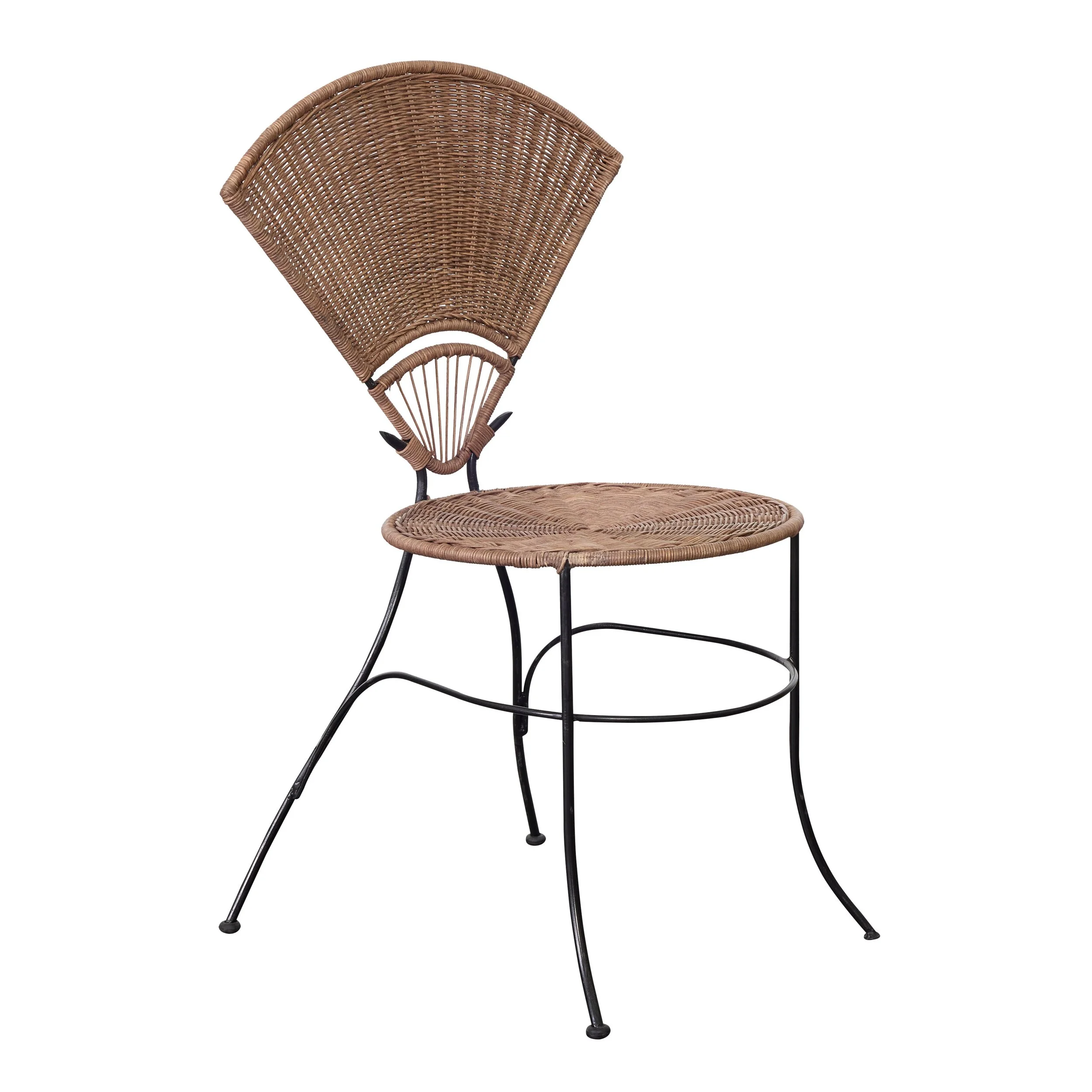 rattan fan design chair perfect for beach events
