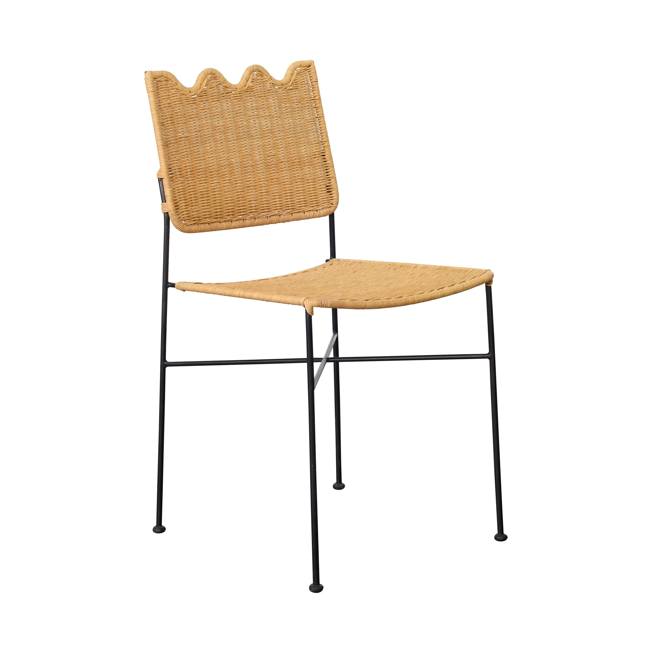 luxury rattan wavey backrest perfect for events