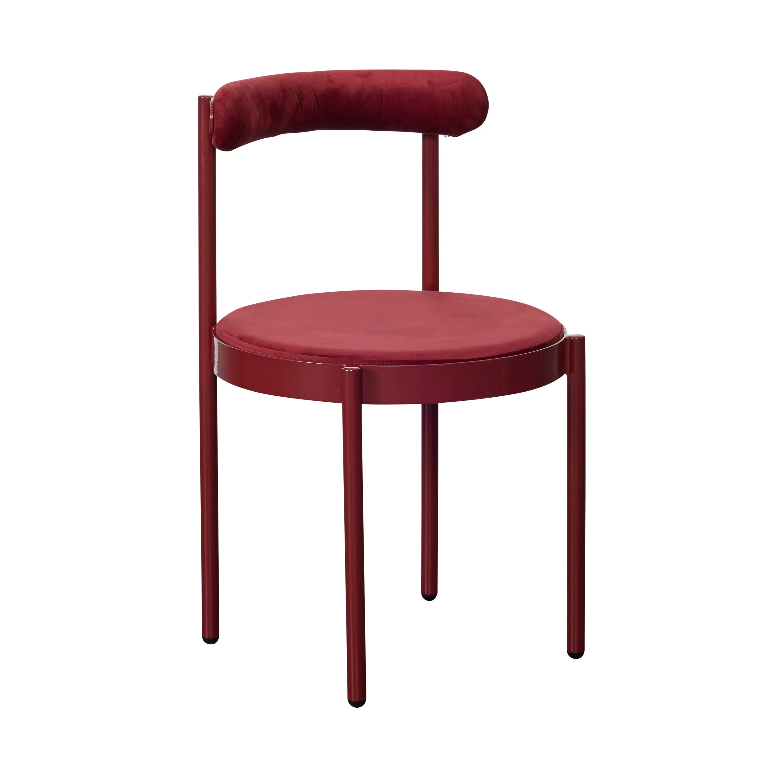 FELIX DINING CHAIR - MERLOT