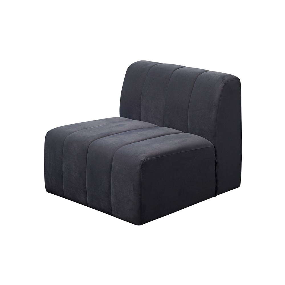 TRIBECA MODULAR SINGLE SOFA - CHARCOAL