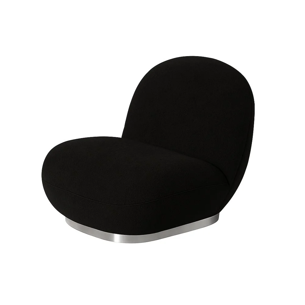 BOUCLE ARMCHAIR - BLACK