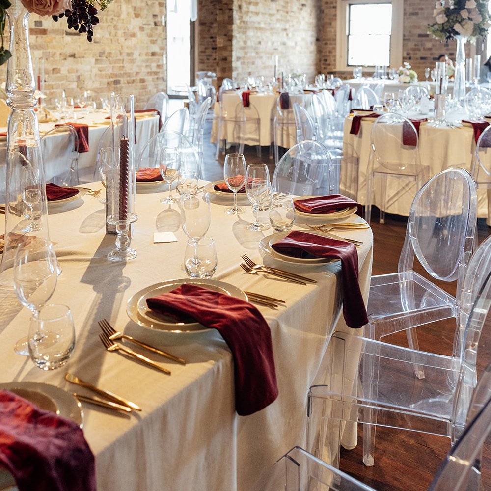 merlot velvet napkins