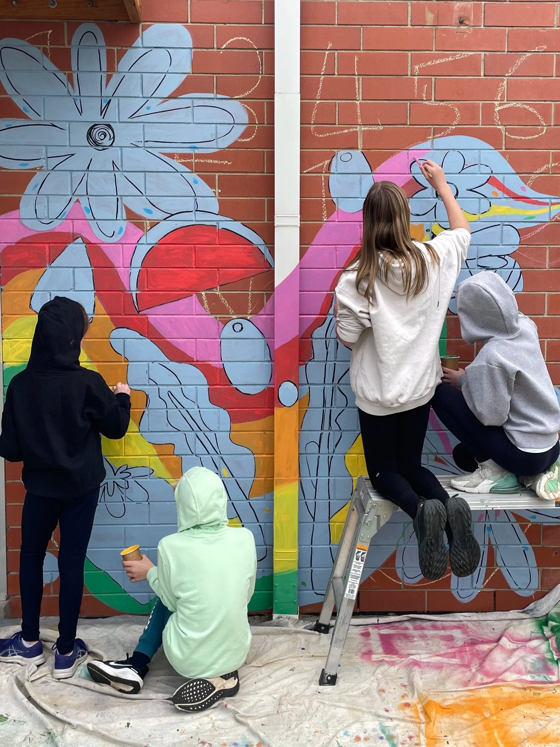 GIANT PAINT BY NUMBERS MURALS