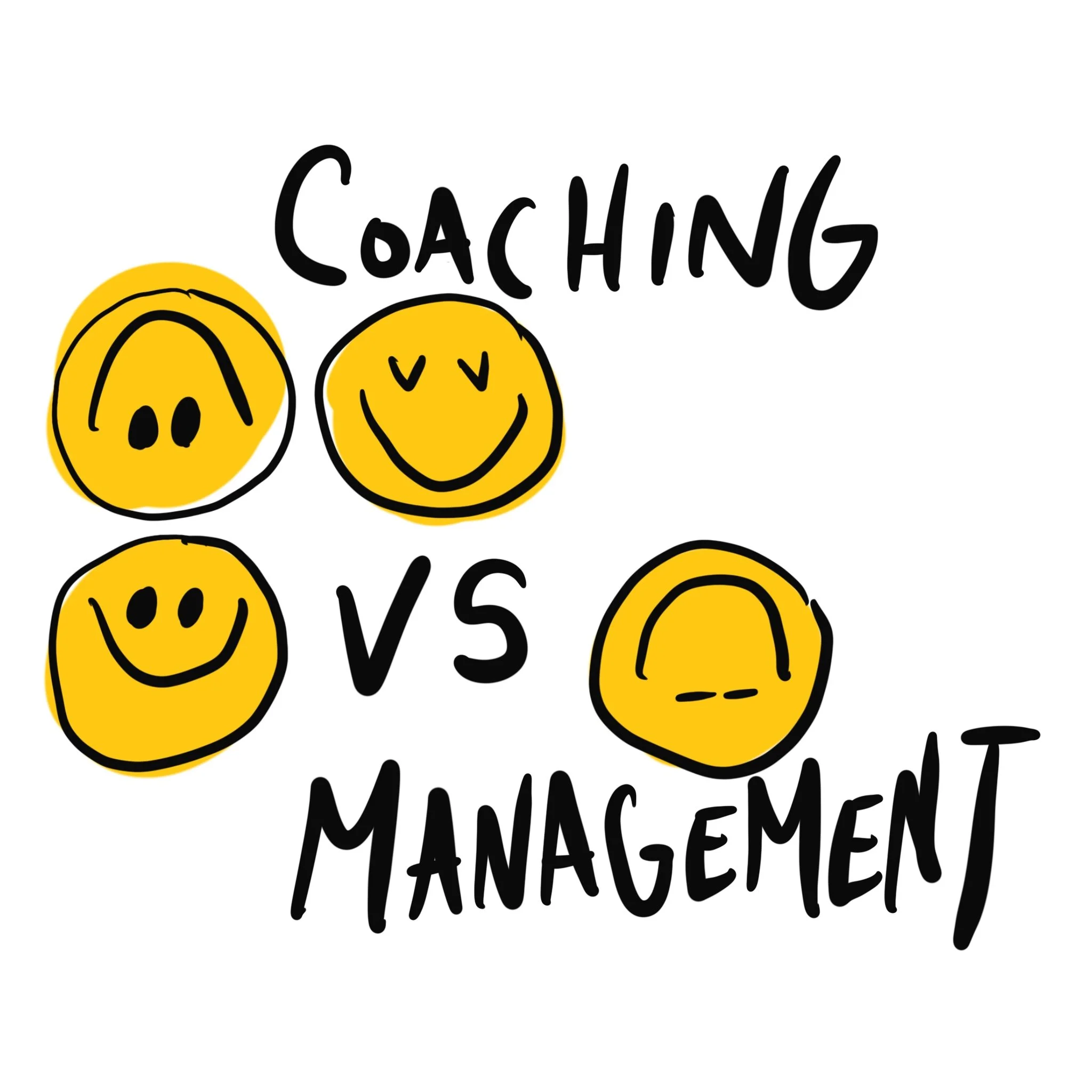 Coaching vs management leadership
