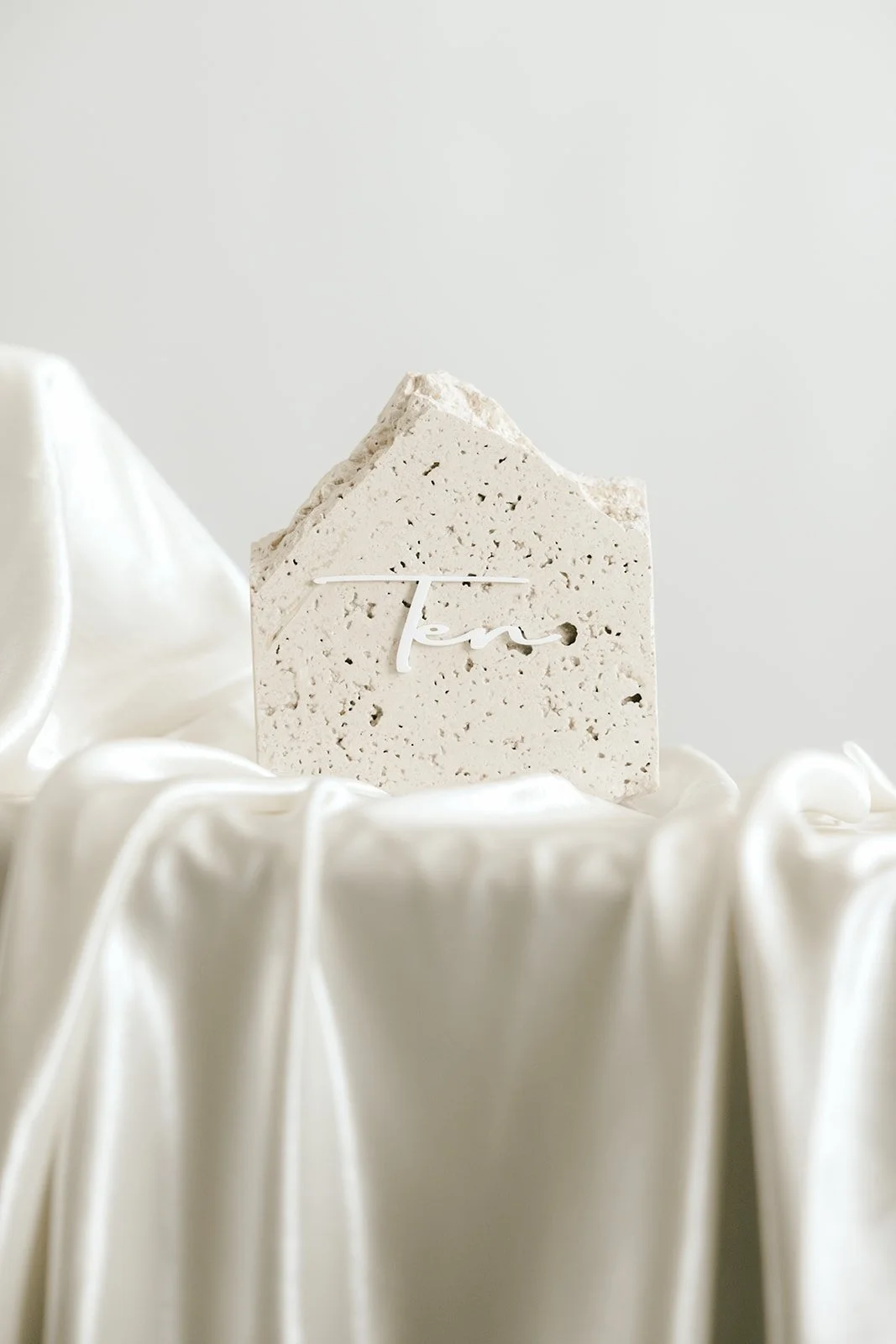 Travertine Table Numbers