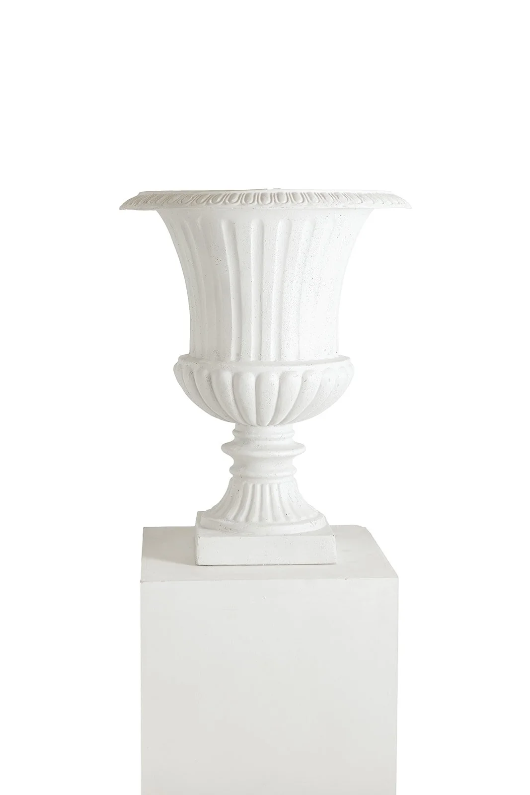 white urn