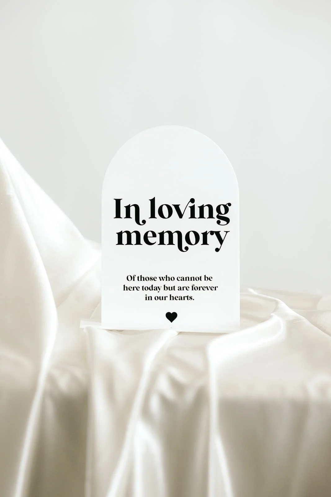In Loving Memory A5 Sign