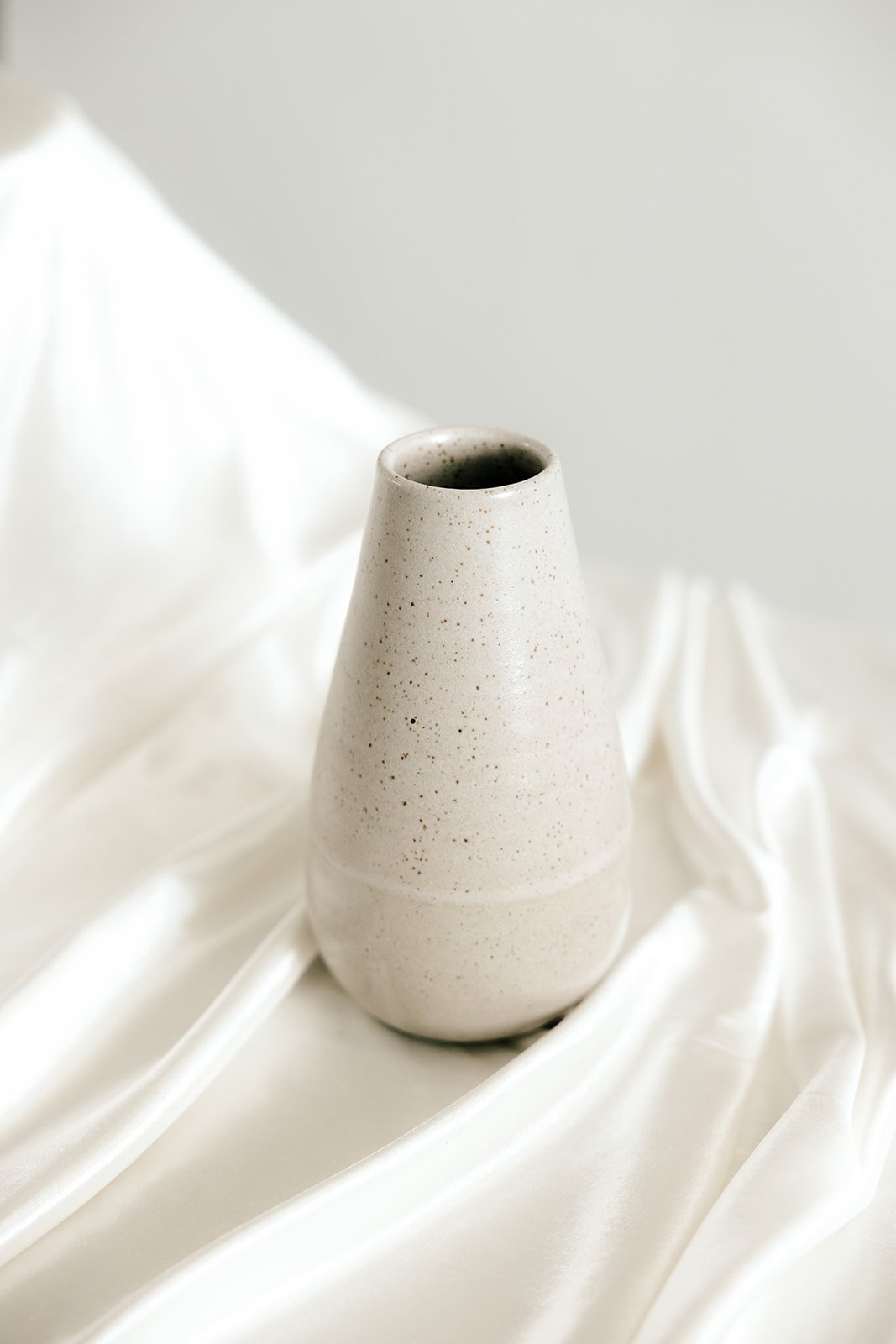 Glazed bud vase
