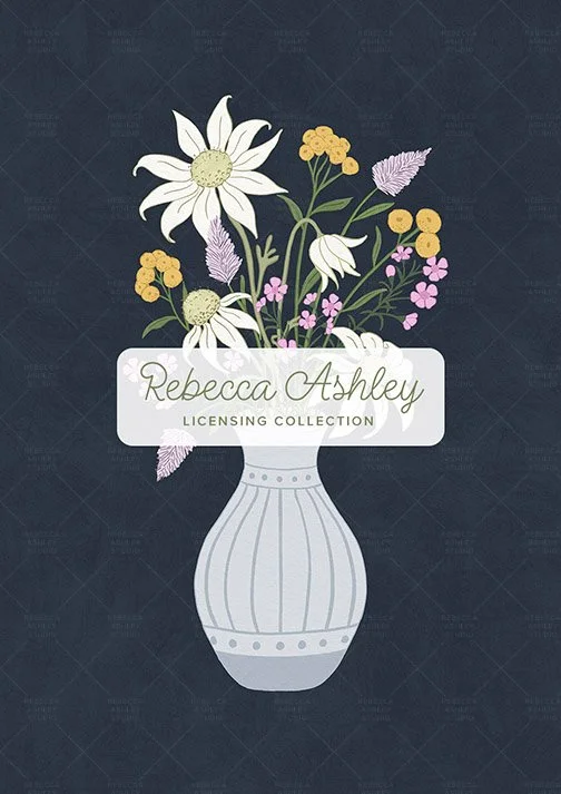 Australian Wildflowers in Vase | Placement Illustration