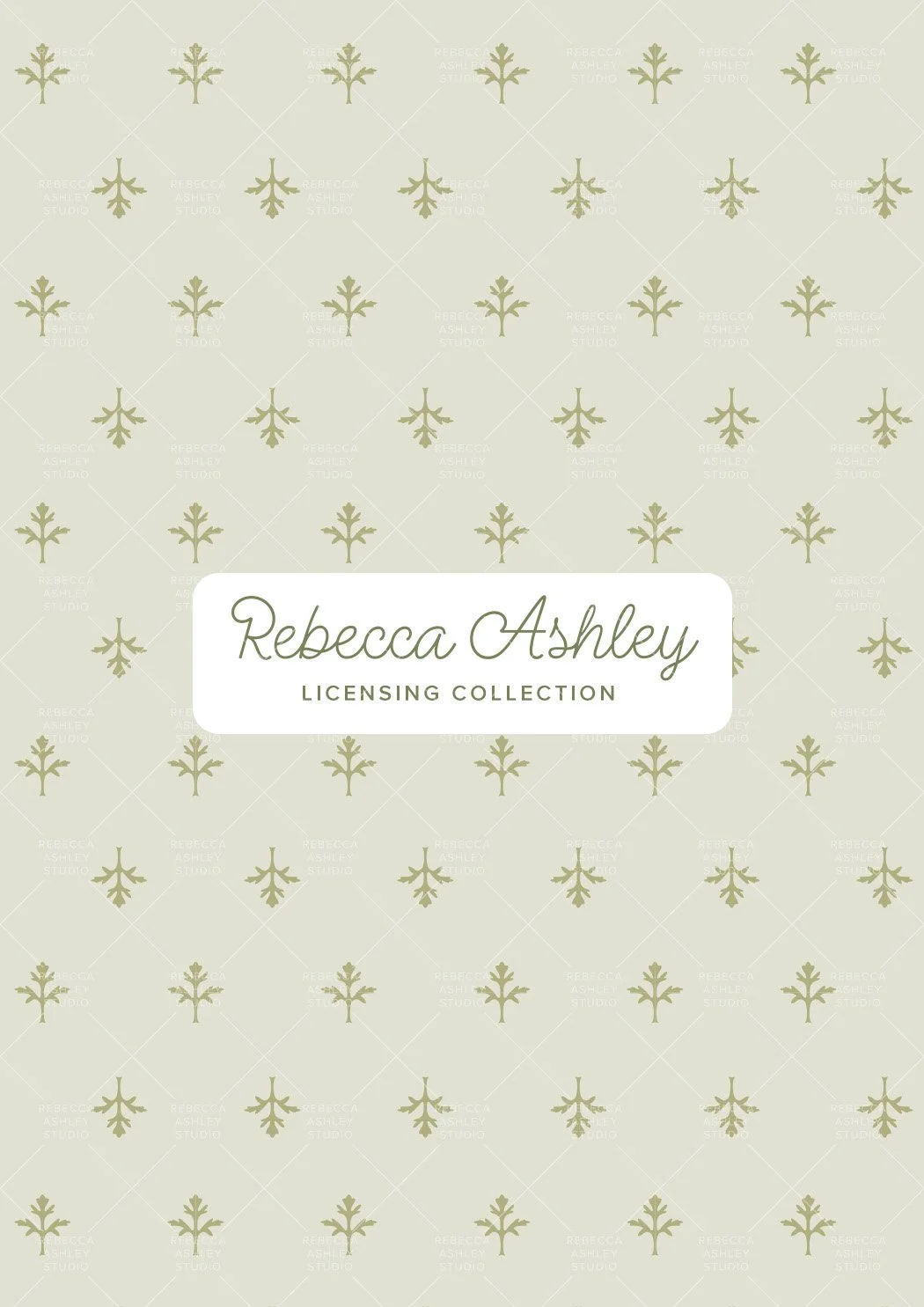 Flannel Flower Leaves | Repeat Pattern