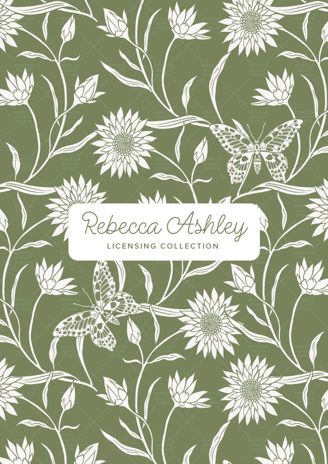 Paper Daisies | Repeat Pattern