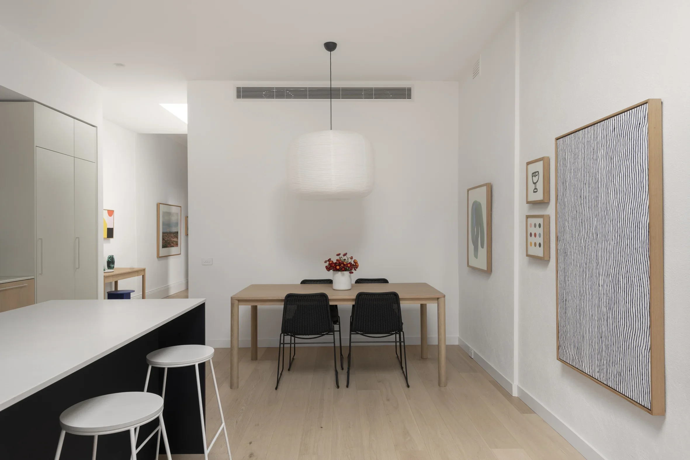 Modern residential Dining in Carlton North by Dean McCredden Architect.