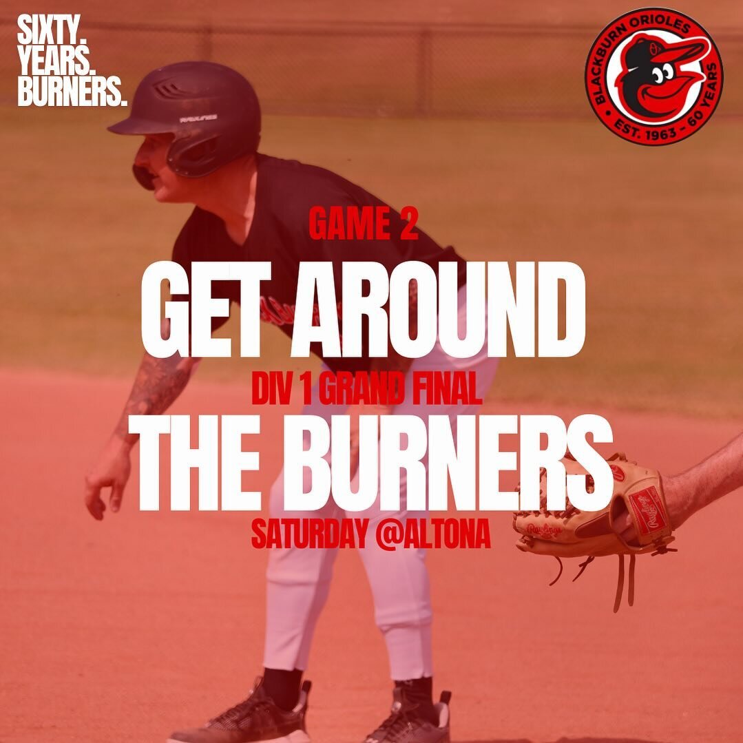 ❤️🖤GAME 2 ❤️🖤 LET&rsquo;S GO BURNERS ❤️🖤

Anyone else wake up at stupid o&rsquo;clock because they are pumped for today? Head out to Altona to support the boys in Game 2 of the grand final which starts at 4 or 4:30 depending on which comms you&rsq