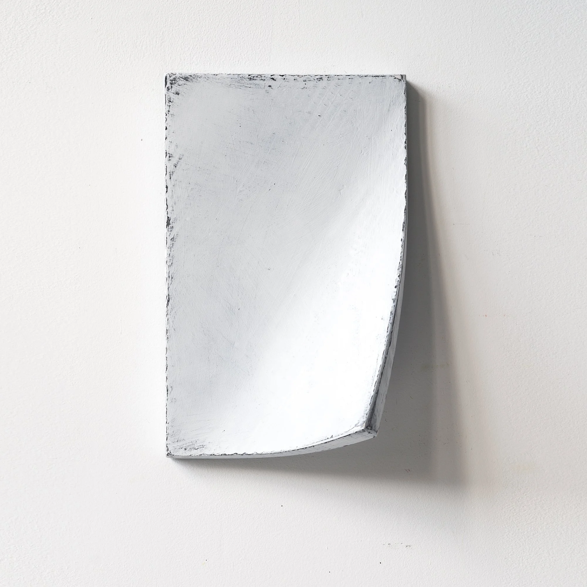 Minimalist White Wall Sculpture